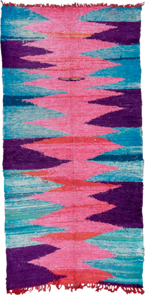 Vintage Flatweave Runner Rug (4' x 8')